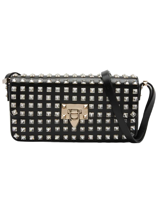 Valentino Garavani Studded Leather Shoulder Bag Luxury Meets Affordability – Shop Stunning Bags Now Valentino Garavani Studded Leather Shoulder Bag Luxury Meets Affordability – Shop Stunning Bags Now