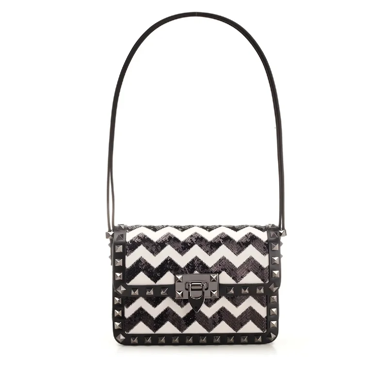 Valentino Garavani Rockstud23 Foldover Top Shoulder Bag Must-Have Bags At Irresistible Discounts Valentino Garavani Rockstud23 Foldover Top Shoulder Bag Must-Have Bags At Irresistible Discounts