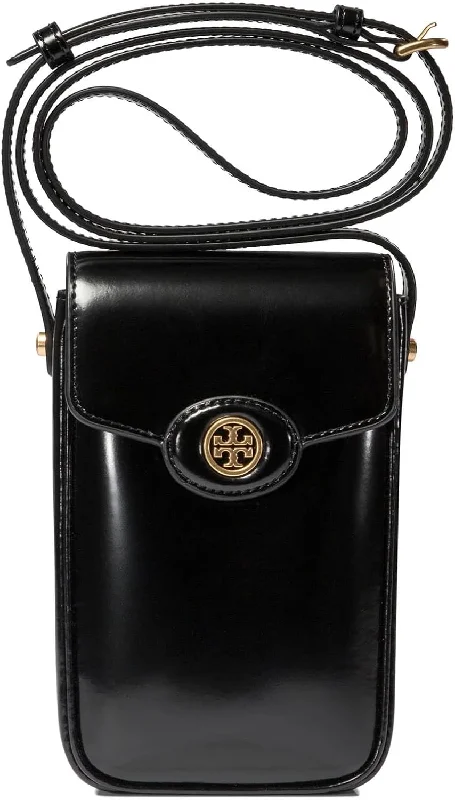 Tory Burch Women's Robinson Leather Phone Crossbody Bag, Black Everyday Elegance At Lower Prices Tory Burch Women's Robinson Leather Phone Crossbody Bag, Black Everyday Elegance At Lower Prices