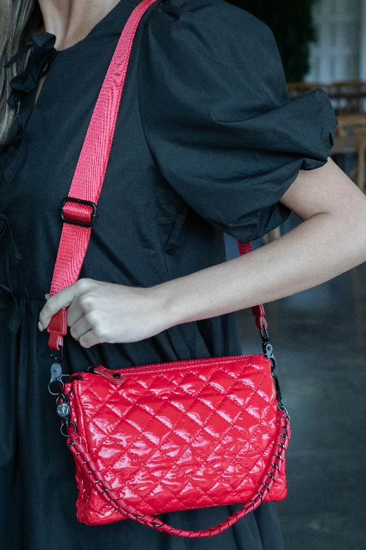 Carlee Quilted Crossbody Bag, Red Patent Stylish Bags At Unbeatable Prices – Shop Now Carlee Quilted Crossbody Bag, Red Patent Stylish Bags At Unbeatable Prices – Shop Now