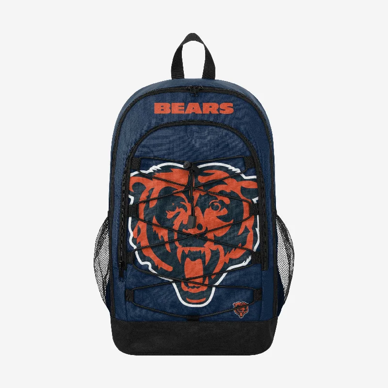 Chicago Bears Big Logo Bungee Backpack Elegant Purses, Shop & Save