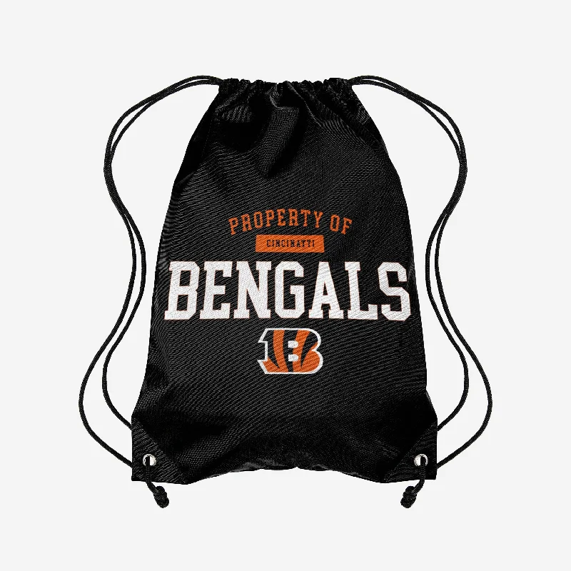 Cincinnati Bengals Property Of Drawstring Backpack Best Bag Sale Of The Season