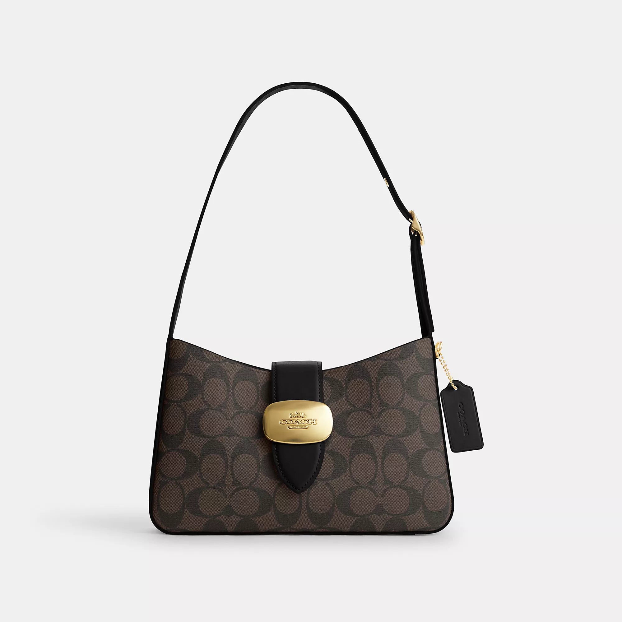 Coach Outlet Eliza Shoulder Bag In Signature Canvas Must-Have Bags, Big Discounts