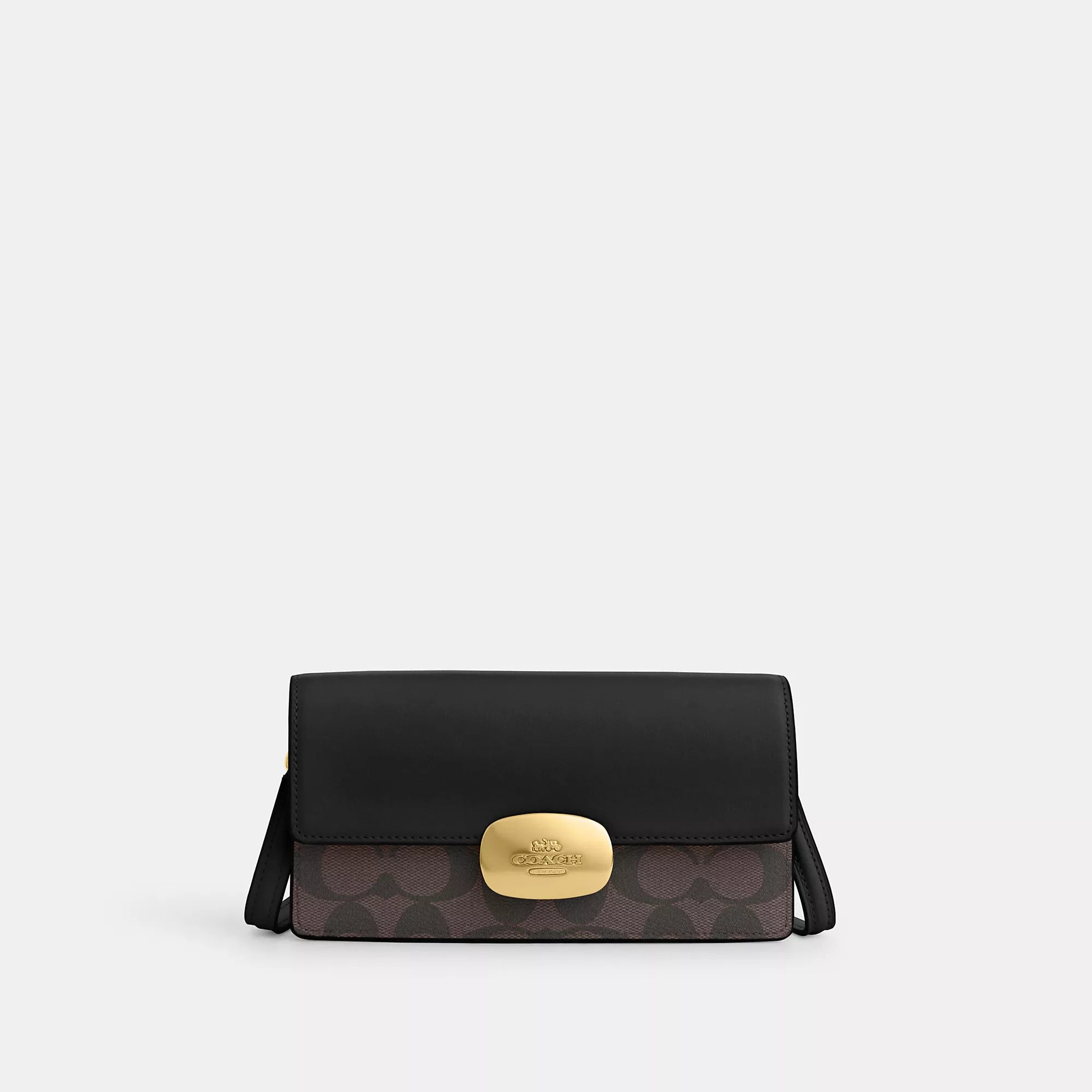 Coach Outlet Eliza Small Flap Crossbody In Signature Canvas Iconic Handbags At Unbeatable Prices Coach Outlet Eliza Small Flap Crossbody In Signature Canvas Iconic Handbags At Unbeatable Prices