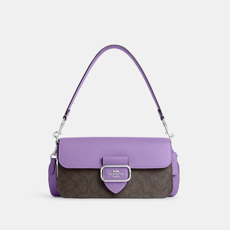 Coach Outlet Morgan Shoulder Bag In Signature Canvas Trendy & Timeless Bags, Now On Sale Coach Outlet Morgan Shoulder Bag In Signature Canvas Trendy & Timeless Bags, Now On Sale