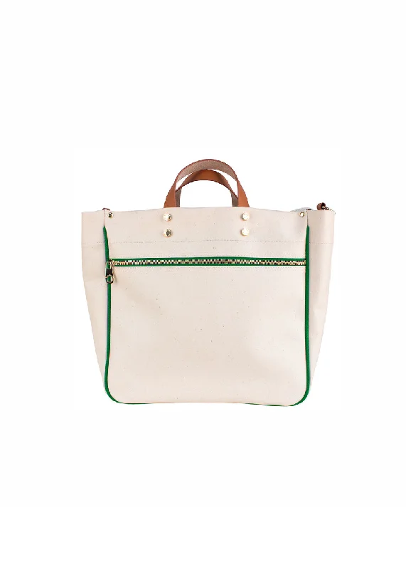 CODIE CANVAS TOTE - GREEN The Bag Sale You've Been Waiting For Is Here