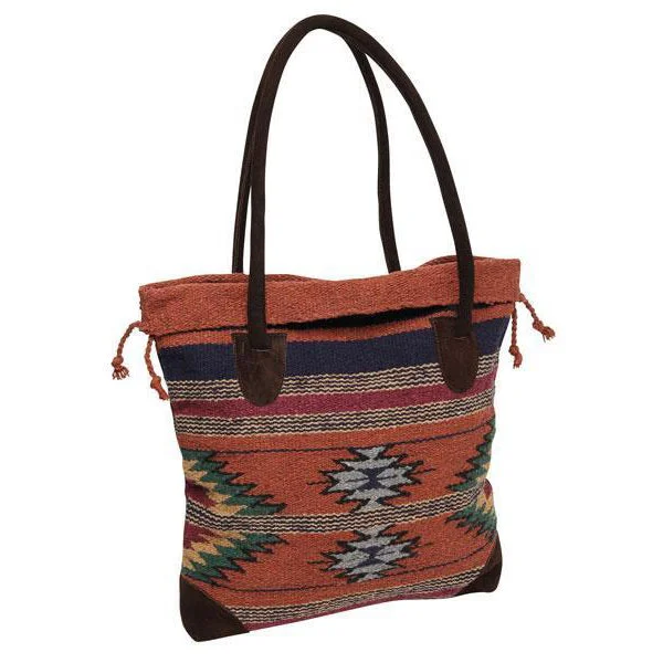 El Paso Saddleblanket Rust Monterrey Tote Bag Designer Bags At Exclusive Clearance Prices El Paso Saddleblanket Rust Monterrey Tote Bag Designer Bags At Exclusive Clearance Prices