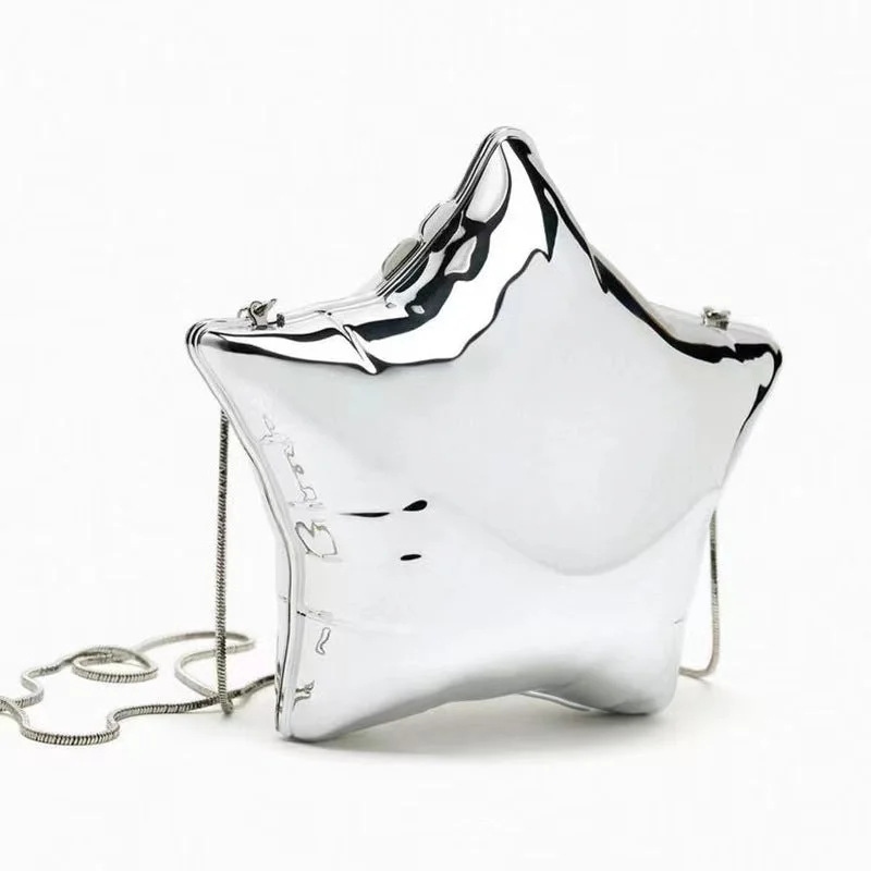 Gold and Silver Star shoulder bag Mini chain bag Crossbody acrylic bag 764305380260 Stylish Totes, Exclusive Savings Gold and Silver Star shoulder bag Mini chain bag Crossbody acrylic bag 764305380260 Stylish Totes, Exclusive Savings