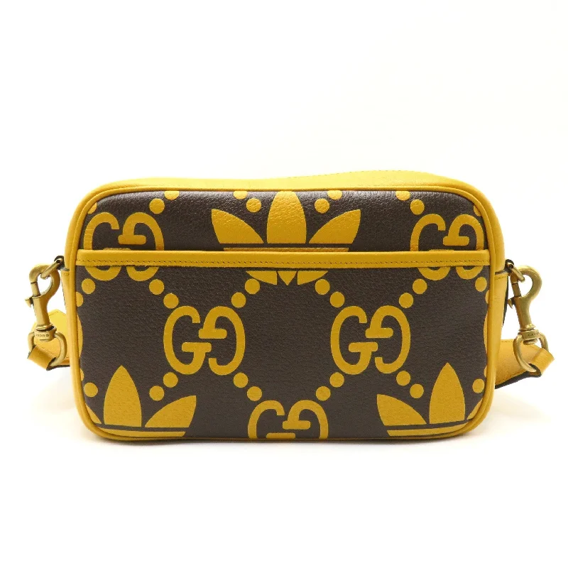 Gucci adidas Shoulder Bag Shoulder Bag Leather Pig S Mens Brown / Yellow 702427 Stylish Bags, Unbeatable Prices Gucci adidas Shoulder Bag Shoulder Bag Leather Pig S Mens Brown / Yellow 702427 Stylish Bags, Unbeatable Prices