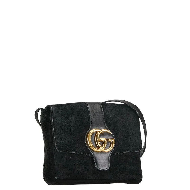 Gucci GG Marmount Ali Shoulder Bag 550126 Black Leather Gucci Trendy Bags, Huge Savings Gucci GG Marmount Ali Shoulder Bag 550126 Black Leather Gucci Trendy Bags, Huge Savings