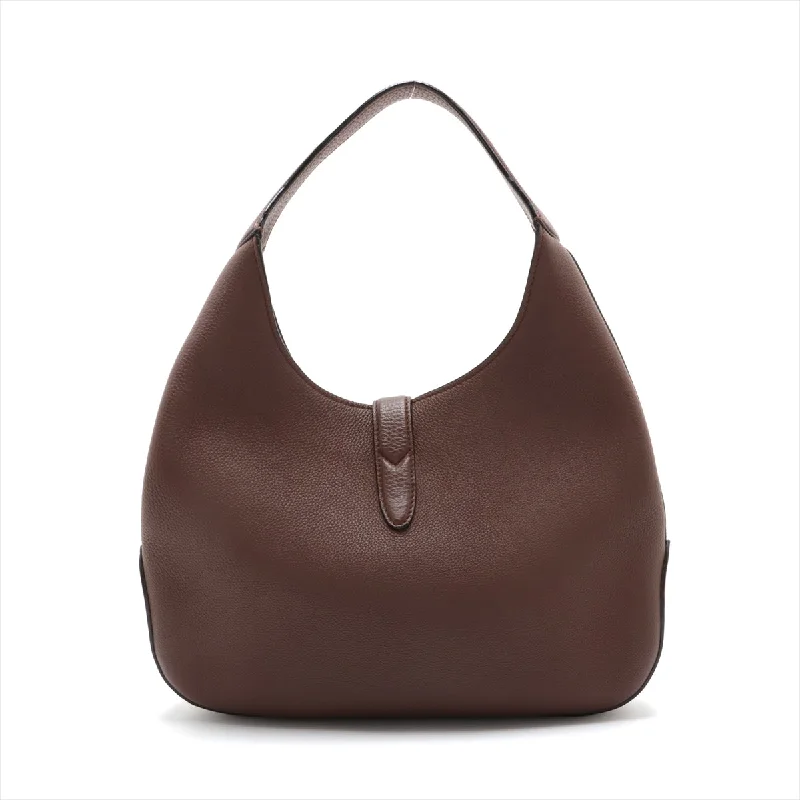 Gucci Hobo Leather Shoulder Bag Brown 365458 Affordable Elegance, Grab Yours