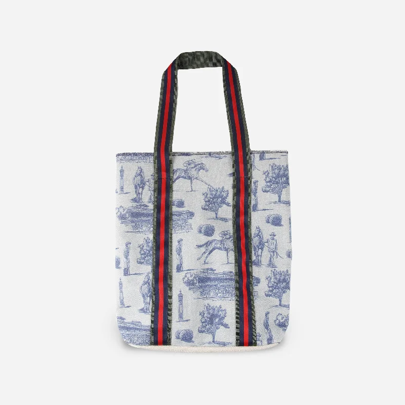 Henry Dry Goods Keeneland Toile Lenny Tote Designer-Inspired Bags At Reduced Prices