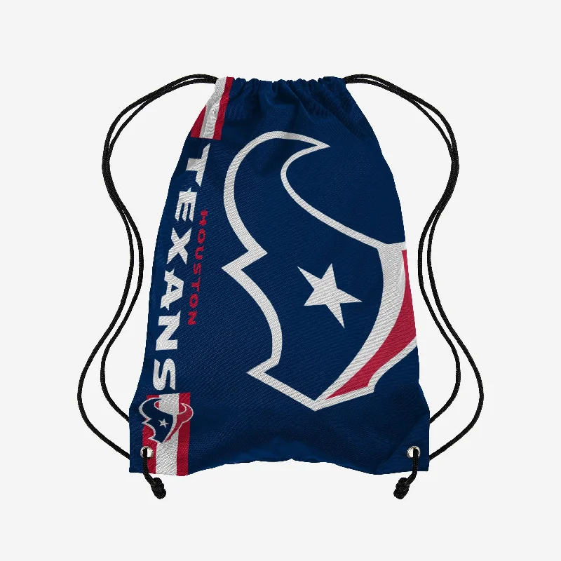 Houston Texans Big Logo Drawstring Backpack Your Perfect Bag At The Perfect Price