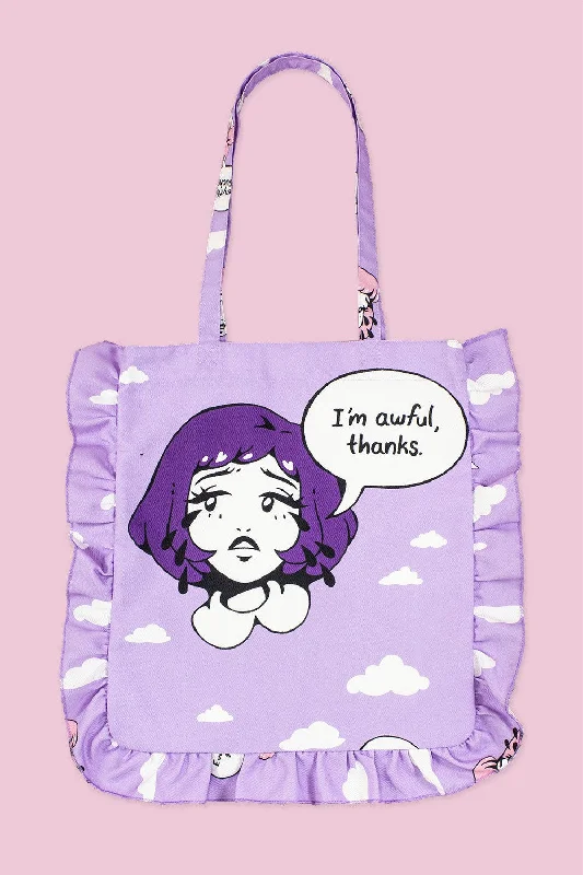 I am Awful Totebag Chic Crossbody Bags, Limited Offers