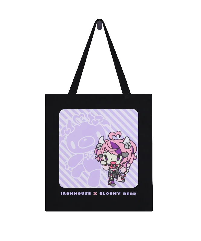 Ironmouse x Gloomy Bear Canvas Tote Luxury Handbags, Budget-Friendly