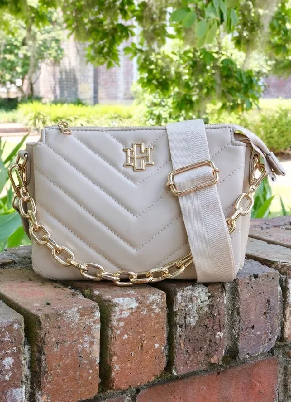 Jace V-Quilted Crossbody, Nude Your Perfect Bag At The Perfect Price