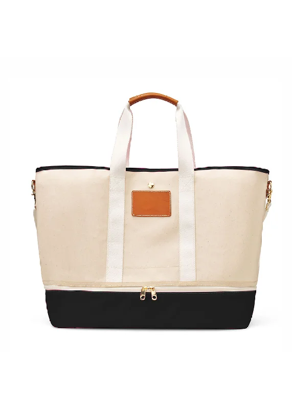 LARA LARGE SHOE TOTE - BLACK Classic Bags, Exclusive Deals
