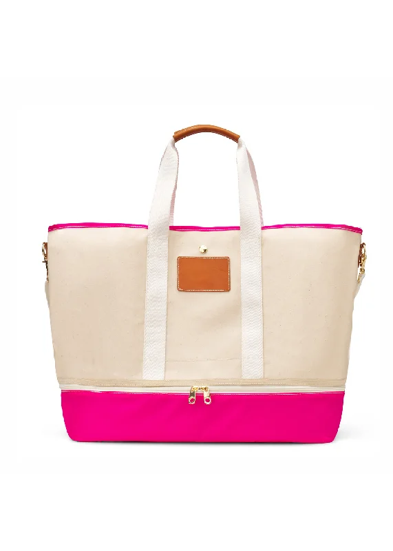 LARA LARGE SHOE TOTE - PINK Designer Bags, Low Prices