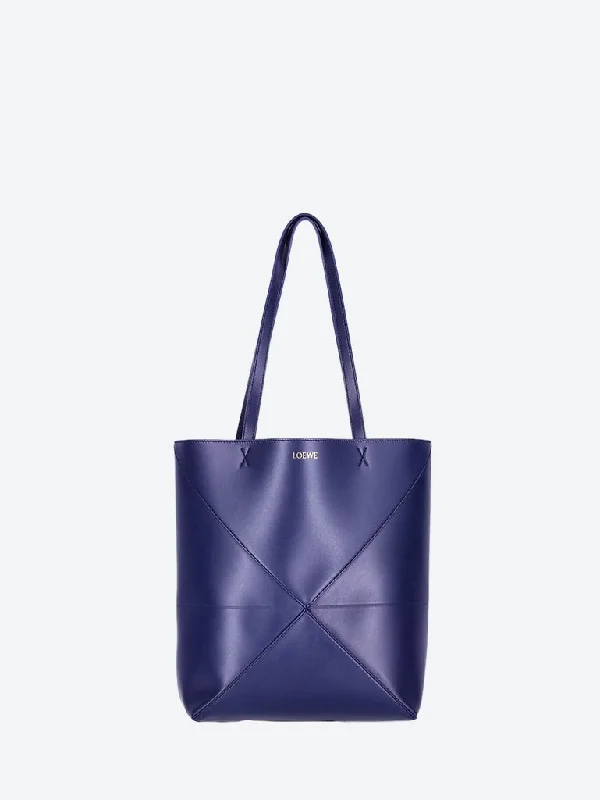 Shiny leather puzzle fold tote medi Timeless Handbags At Reduced Prices