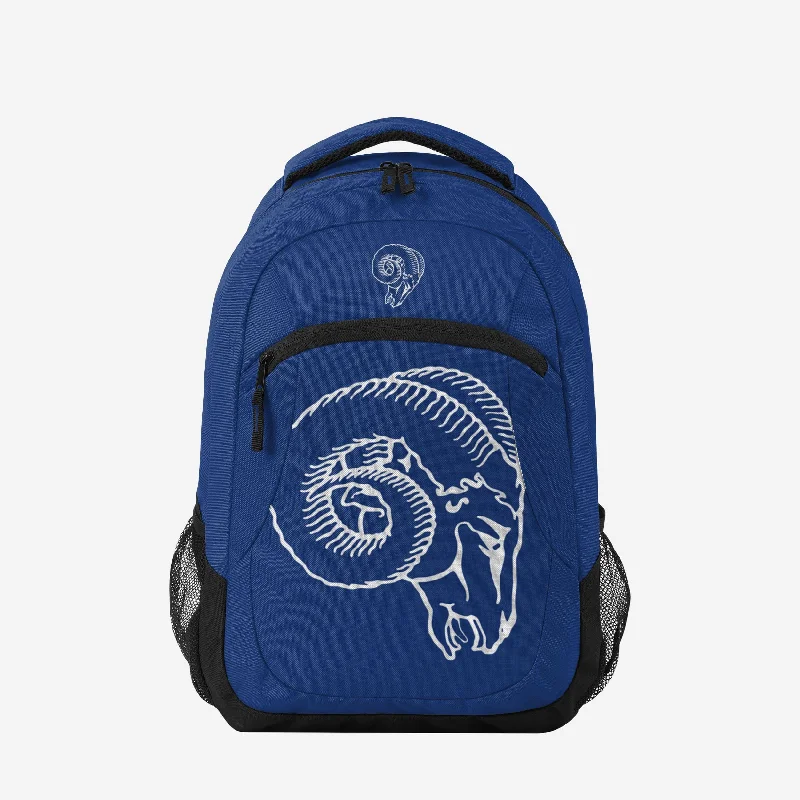 Los Angeles Rams Retro Action Backpack Fashion Bags, Huge Savings