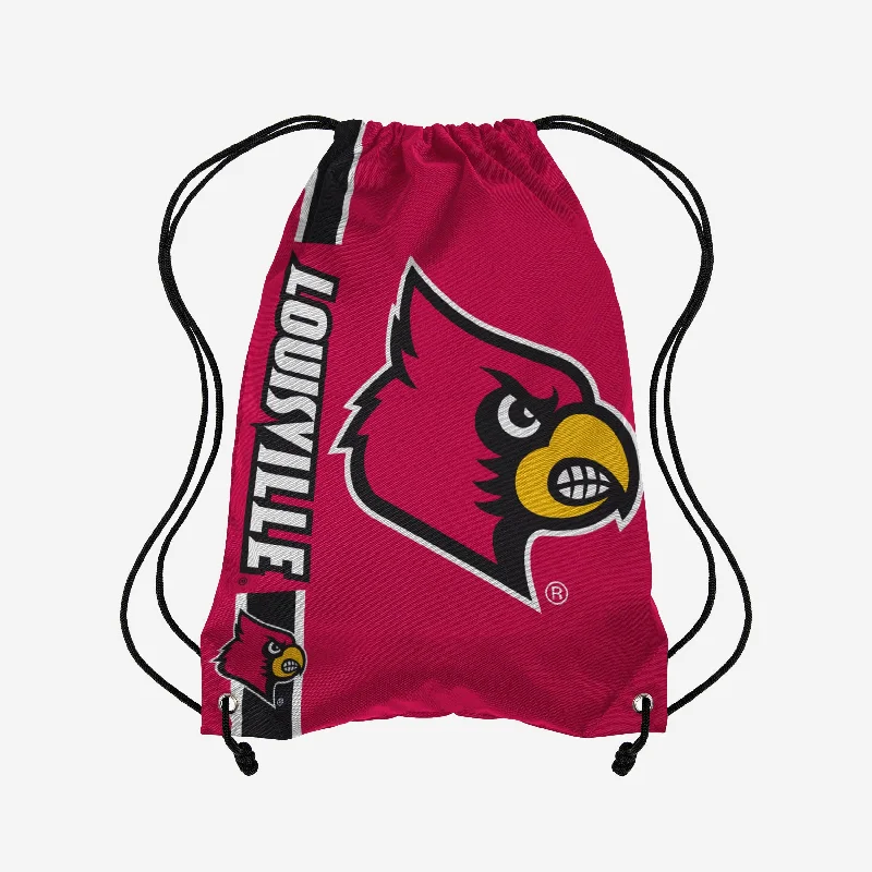 Louisville Cardinals Big Logo Drawstring Backpack Iconic Fashion Bags At Unbeatable Savings Louisville Cardinals Big Logo Drawstring Backpack Iconic Fashion Bags At Unbeatable Savings