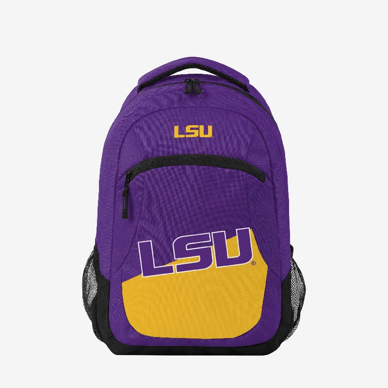 LSU Tigers Colorblock Action Backpack Trendy And Classic Bags Now At Unbeatable Discounts LSU Tigers Colorblock Action Backpack Trendy And Classic Bags Now At Unbeatable Discounts