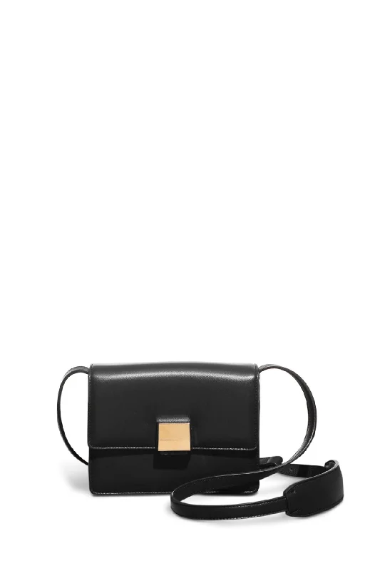 Mercedes Shoulder Bag in Black Nappa Leather Fashion-Forward Bags, Now On Sale