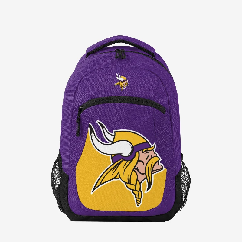 Minnesota Vikings Colorblock Action Backpack Classic Bags, Exclusive Deals