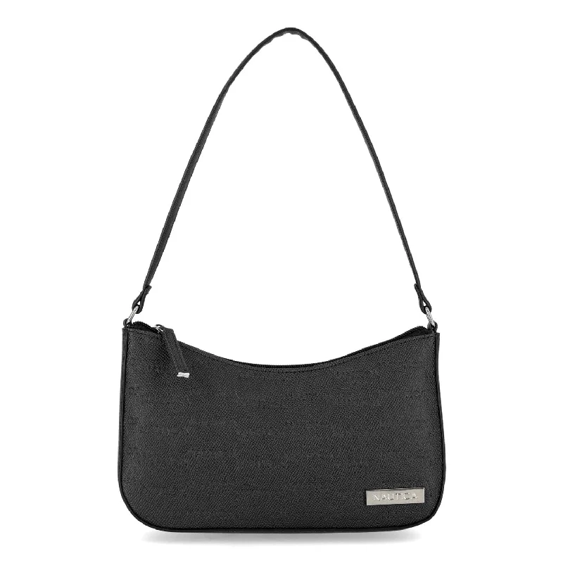 Nautica Womens Printed Baguette Shoulder Bag Don't Miss Out – Handbag Discounts