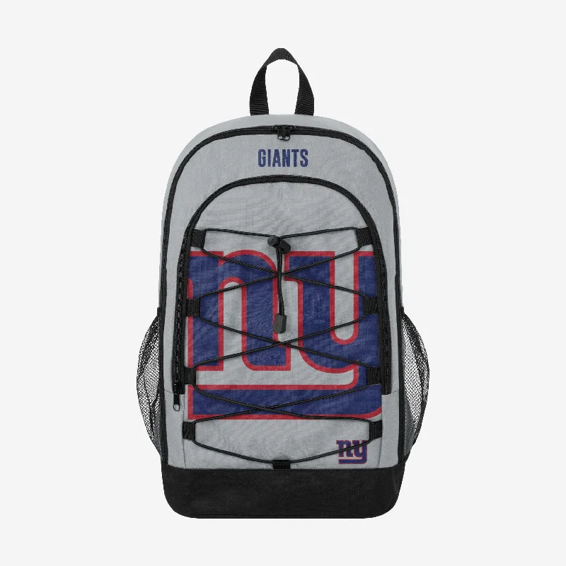 New York Giants Big Logo Bungee Backpack Trendy Backpacks, Huge Markdowns
