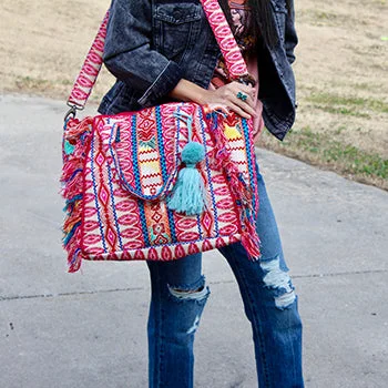 Pink Boho Tote Affordable Elegance, Grab Yours