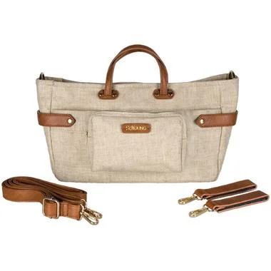 Andi 3-in-1 Stroller-Tote-Handbag - Linen High-End Bags, Low-End Prices