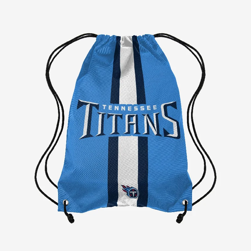 Tennessee Titans Team Stripe Wordmark Drawstring Backpack Affordable Elegance, Grab Yours Now Tennessee Titans Team Stripe Wordmark Drawstring Backpack Affordable Elegance, Grab Yours Now
