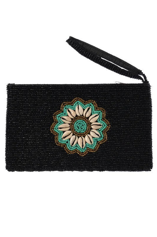 Beaded Clutch / Black The Handbag Sale You've Been Waiting For