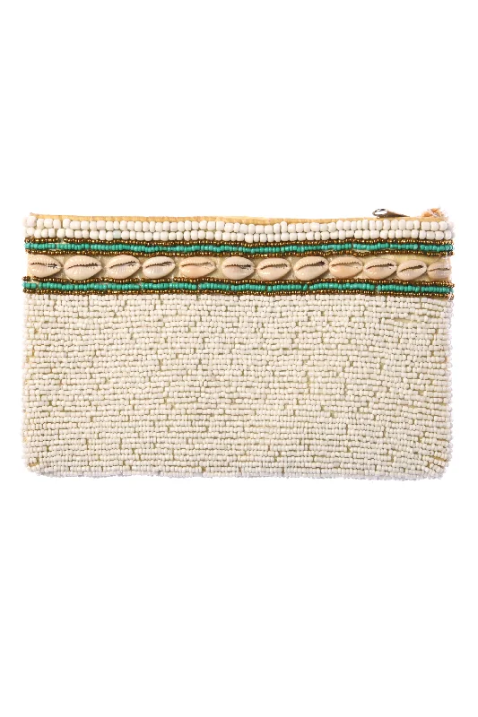 Beaded Clutch / Tan Chic Crossbody Bags, Limited Offers