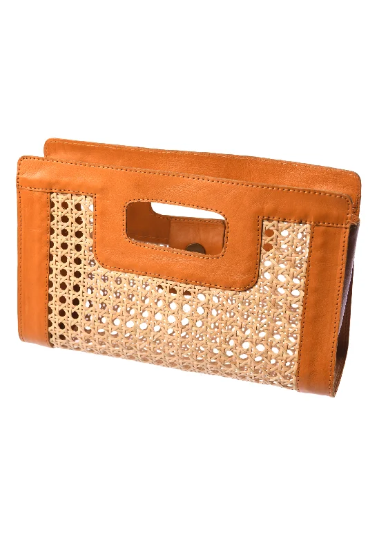 Rattan Clutch / Carmel Best Deals On Premium Handbags
