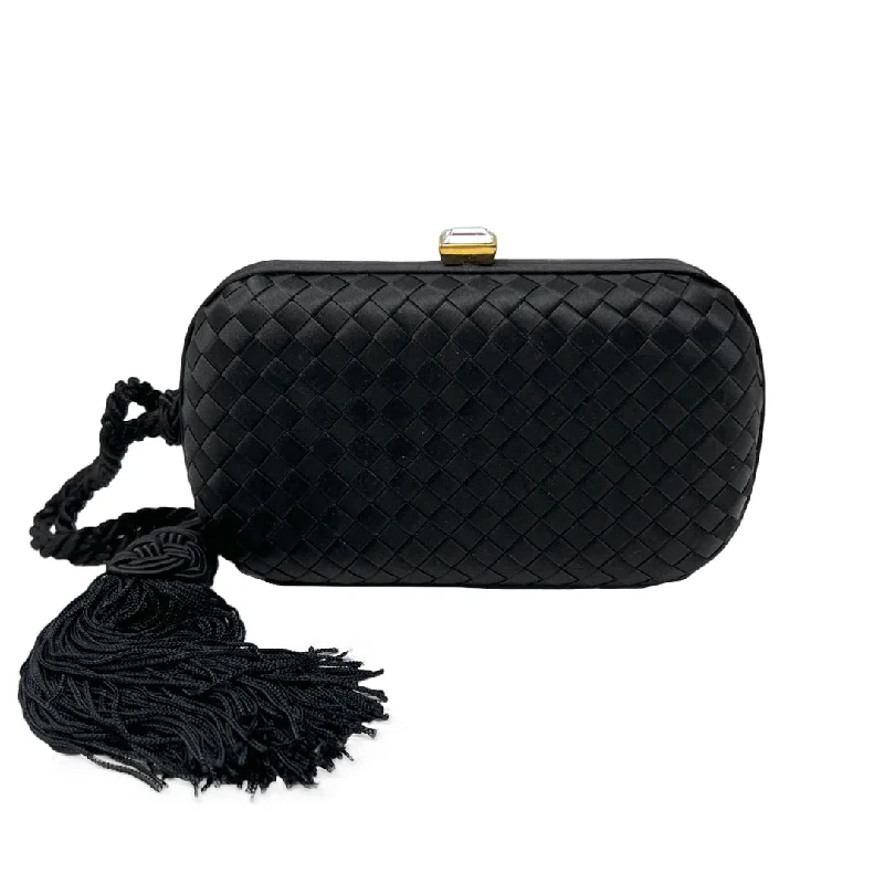 Bottega Veneta Vintage Satin Minaudiere Clutch Must-Have Bags, Big Discounts