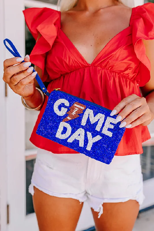 Game Day Beaded Clutch In Royal Blue The Ultimate Handbag Sale – Elegant Styles At Lower Prices Game Day Beaded Clutch In Royal Blue The Ultimate Handbag Sale – Elegant Styles At Lower Prices