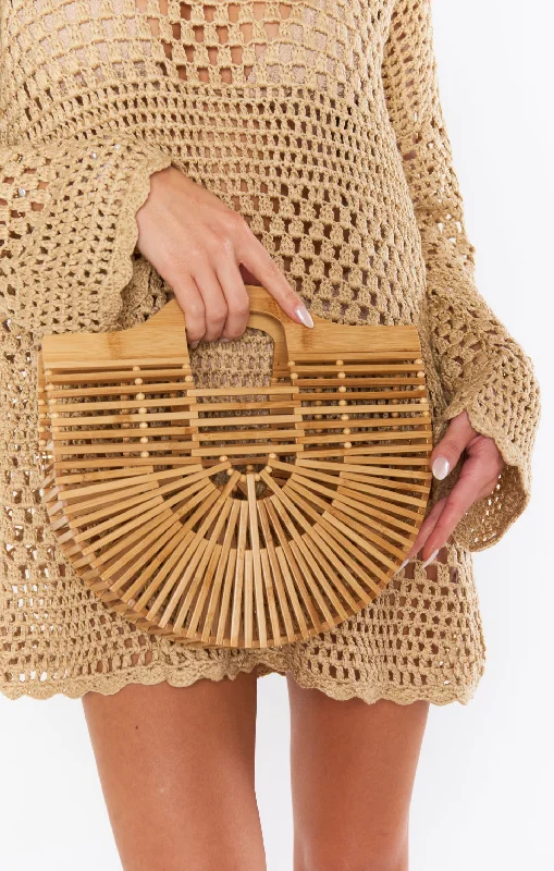 Half-Moon Clutch ~ Bamboo High-End Bags, Low-End Prices