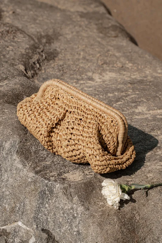 Woven Clutch Bag Flash Sale On Designer Bags