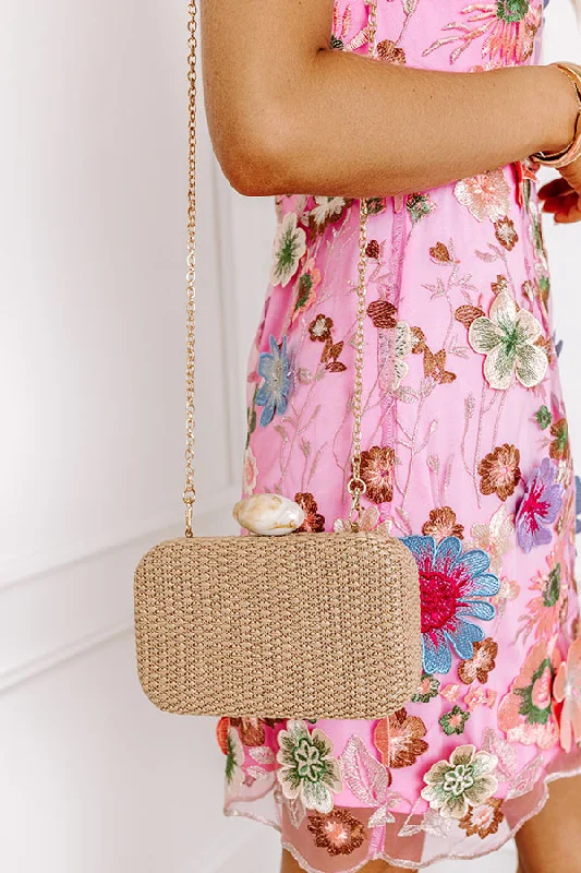 St. Lucia Love Woven Clutch in Tan Chic And Affordable Bags – Grab Yours Today