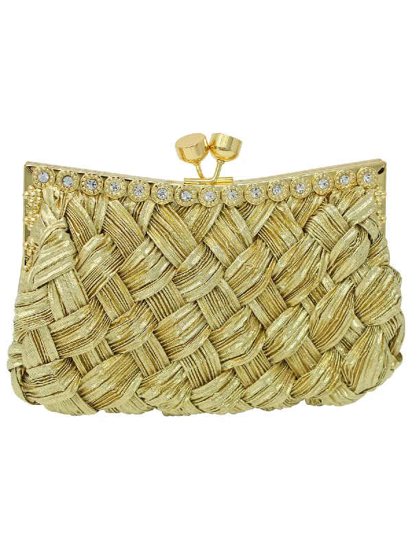 Woven Braid Clutch Purse With Rhinestone Trim Chic And Affordable Bags – Grab Yours Today Woven Braid Clutch Purse With Rhinestone Trim Chic And Affordable Bags – Grab Yours Today