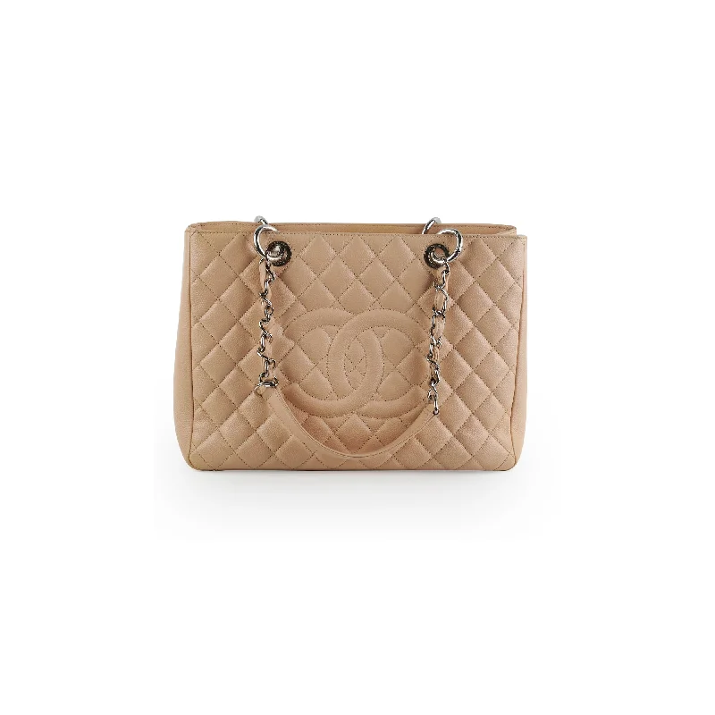 Hot Trends Chanel Grand Shopping Tote (GST) Beige Clair Caviar The Bag Sale You've Been Waiting For Is Here