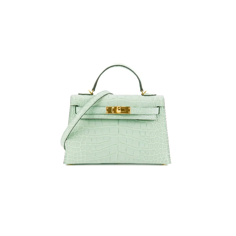 Avant-Garde Style Promotions Hermes Mini Kelly Alligator Vert D'Eau B Stamp (2023) The Perfect Bag Sale Is Here Avant-Garde Style Promotions Hermes Mini Kelly Alligator Vert D'Eau B Stamp (2023) The Perfect Bag Sale Is Here
