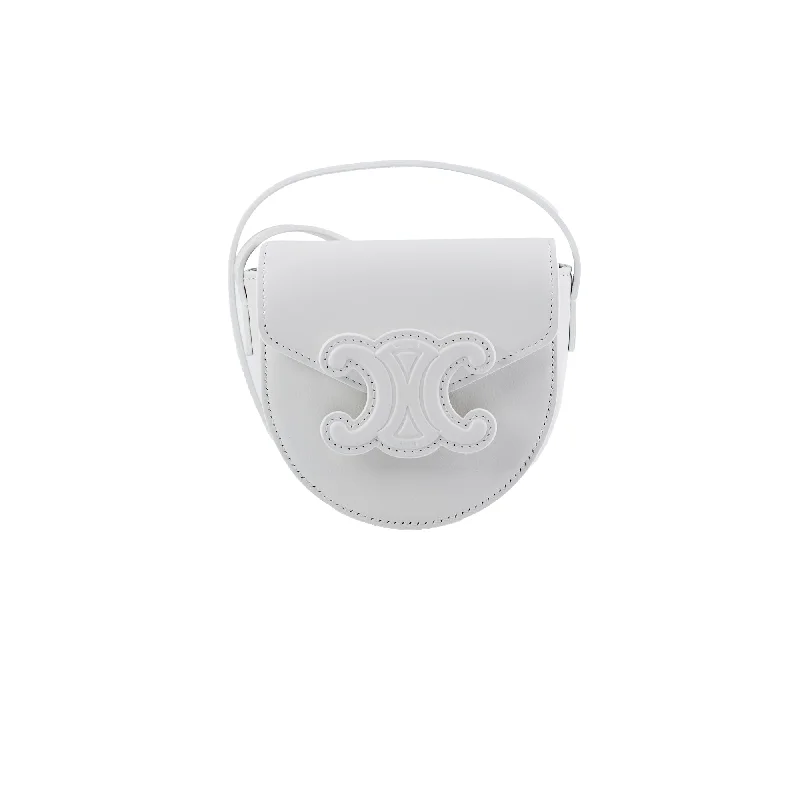 Premium Style Offers Celine Cuir Mini Triomphe White Crossbody Bag Trendy Handbags At Limited-Time Discounts Premium Style Offers Celine Cuir Mini Triomphe White Crossbody Bag Trendy Handbags At Limited-Time Discounts