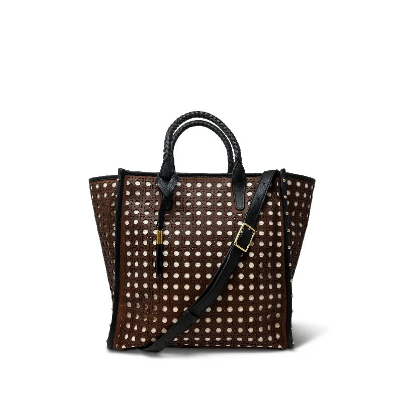 Special Offers Ballabriggs Tote - Leather Rattan Timeless Handbags At Reduced Prices Special Offers Ballabriggs Tote - Leather Rattan Timeless Handbags At Reduced Prices