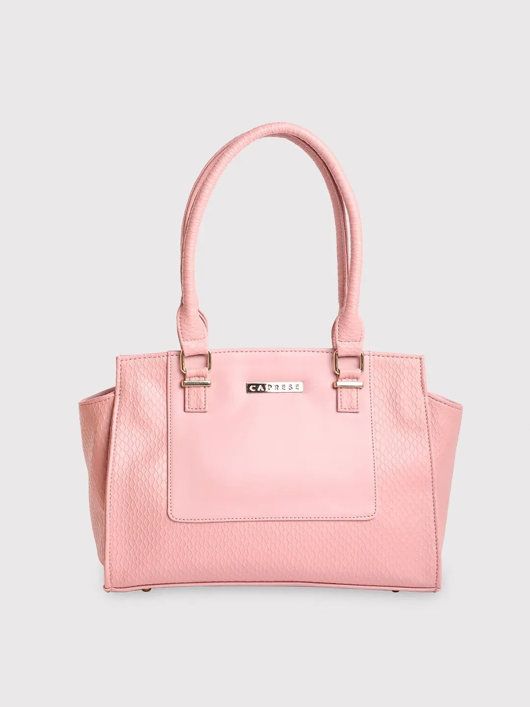 Chic Styles Caprese Fiona Tote Medium Office Handbag Light Pink Must-Have Bags At Irresistible Discounts Chic Styles Caprese Fiona Tote Medium Office Handbag Light Pink Must-Have Bags At Irresistible Discounts