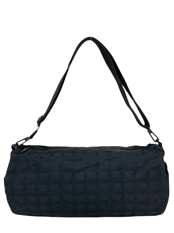 Chanel Printed Nylon Travel Line Barrel Bag Shoulder Bags, Best Deals Today