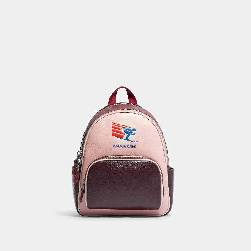 Coach Outlet Mini Court Backpack In Colorblock With Ski Speed Graphic Designer Bags, Low Prices Coach Outlet Mini Court Backpack In Colorblock With Ski Speed Graphic Designer Bags, Low Prices