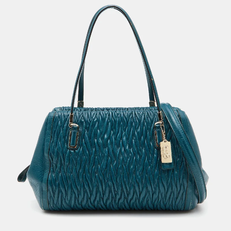 Coach Twist Gathered Leather Madison Madeline Eastwest Satchel Handbag Deals You'll Love Coach Twist Gathered Leather Madison Madeline Eastwest Satchel Handbag Deals You'll Love
